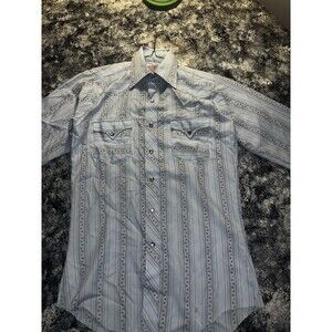 H BAR C Ranchwear - LONG TAILS Vintage Plaid PEARL SNAP Western Mens 15-35